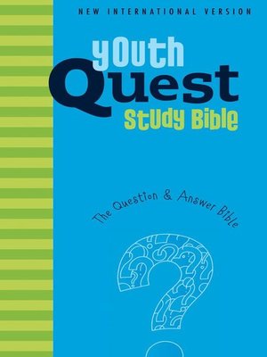 cover image of NIV Youth Quest Study Bible